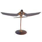 Corsair Collectible Handmade Metal Art Figurine, Desk Accessories, Trophy, Boss Gift, Home Office Décor, Aircraft - style: Corsair