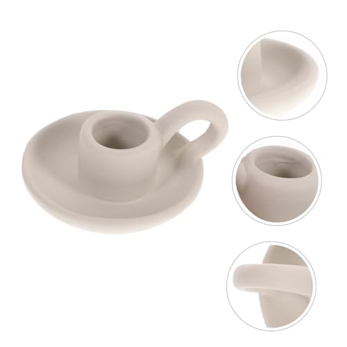 Ceramic Candle Holder Nordic Style Modern Minimalist Candlestick for Wedding Party Dining Table Decoration Romantic Home Ornament