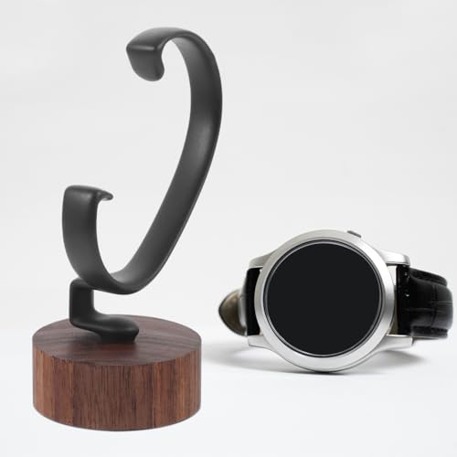 DOITOOL Watch Display Stand with Wood Base, Watch Stand for Men, Showcase Bracelet Bangle Jewelry Display Rack Wristwatch Holder for Men Women - color: Multi