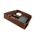 Hide & Drink, Leather Catchall Change Keys Coins Jewels Box Tray Big Storage, Handmade :: Swayze Suede - color: Swayze Suede