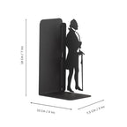 George Washington and Abraham Lincoln Bookends, American Icons Themed Book Stand, Decorative Greatest President Bookend, Presidential Silhouette Book Ends, Historical American Leaders Metal Bookend