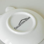 COLLECTIVE HOME - Personalized Initial Ceramic Jewelry Tray with Bow, Christmas Gift Ideas for Women, Small Gift for Girlfriend Wife, Ring Holder, Earrings Dish, Birthday Gift for Her (L) - color: L