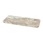 Bloomingville Marble Food Serving Tray, Beige and White - color: Beige/White