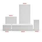Oirlv Solid Wood Minimalism Style Jewelry Display Stand Showcase Jewelry Organizer Square Holder(SM05202) - color: SM05202