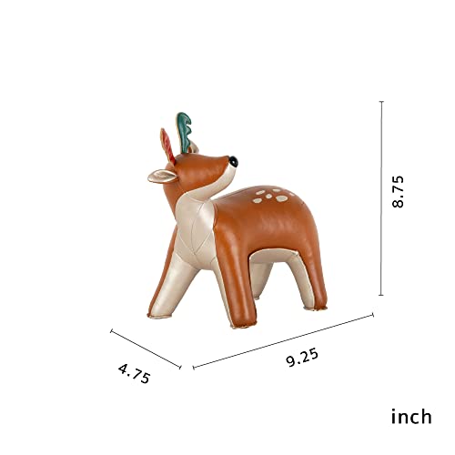 Zuny, Special Bookend (Deer Luke) Tan+Pearl Gold-2022 X'Mas - color: Deer Luke X’mas