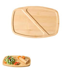 1PCS Bamboo Bathroom Trays - Suitable for The Bathroom,Kitchen,Breakfast Tray and Decorative Tray (10.63 in * 7.09 in) - size: 10.6" x 7.1" x 0.4"