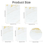 Murrey Home Glass Cutting Board for Kitchen Counter, Tempered Glass Chopping Boards Dishwasher Safe, Small Clear Countertop Tray, Scratch Resistant, Heat Resistant, Non Toxic, Gold Marble, 24"x18" - color: Textured Gold Marble, size: 23.6"L x 17.7"W
