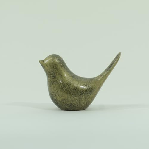 Birds Statues Home Decor Figurine - Modern Style Sculpture Decorative Ornaments for Living Room, Bedroom, Office Desktop, Cabinets - color: Bronze