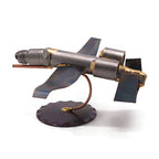 Warthog Plane Collectible Handmade Metal Art Figurine, Desk Accessories, Trophy, Boss Gift, Home Office Décor, Aircraft - style: Warthog Plane