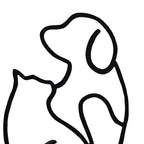 Modern Metal Cat Wall Art Sculpture, Black Minimalist Home Decor, Living Room Wall Decoration (Rely on Cats and Dogs)