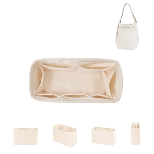 DGAZ Silk Purse Organizer Insert Fits Hermes So Kelly Bags, Silky Smooth Bag Organizer，Luxury Handbag & Tote Shaper(Craie,So kelly26) - color: Craie, size: So kelly26