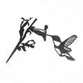 METALBIRD - Hummingbird - Outdoor Tree Ornaments in Corten Steel - Metal Art Proudly Made in The USA
