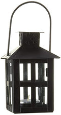 Kate Aspen Luminous Black Mini-Lantern Tea Light Holder