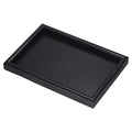 PATIKIL Wood Serving Tray 9x6 Inch Outer Base, Rectangular Decorative Platter for Home Decor Kitchen Table Candle Holder, Black - size: 9x6 Inch