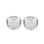 Kitcom Crystal Tealight Candle Holders Pack of 2 for Party Dinner Table Home Decor Hand Cut W2.7'' X H2.3'', Comes with Gift Box - size: W2.7''×H2.3''