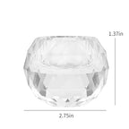 Crystal Candle Holders Set of 2, Tea Wax Ultra Elegant & Modern Centerpiece Home Décor,Wedding,Scented Candle Holder