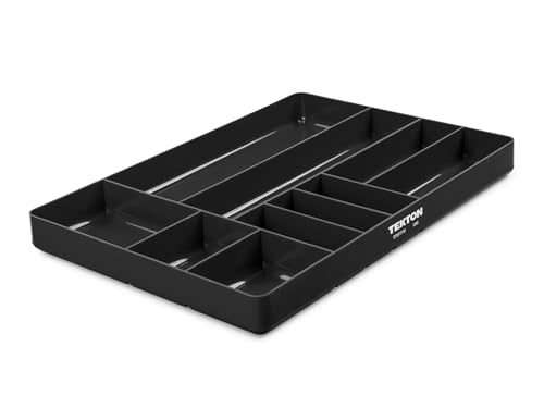 TEKTON 10-Compartment Organizer Tray (Black) | OTD11110 | Made in USA - color: Black, size: 10-Compartment