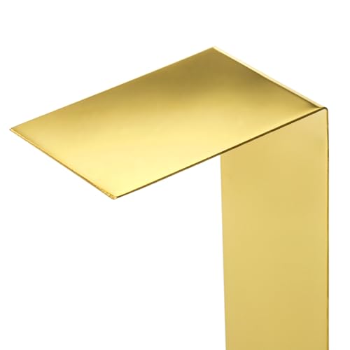 Hedume Set of 3 Shoe Handbag Display Stand, Gold Stainless Steel Purse Display Risers, Countertop Risers for Perfume Handbag Shoe Jewelry Holder