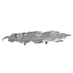 BBH Home's Handmade Silver Novelty Shaped Aluminium Tray 8.26 x 4.13 x 0.9 AMBBVK053AB2020 - color: Silver