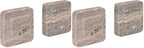 Bloomingville Heavy Duty Marble Bookends, Beige, (Pack of 4) - size: Pack of 4