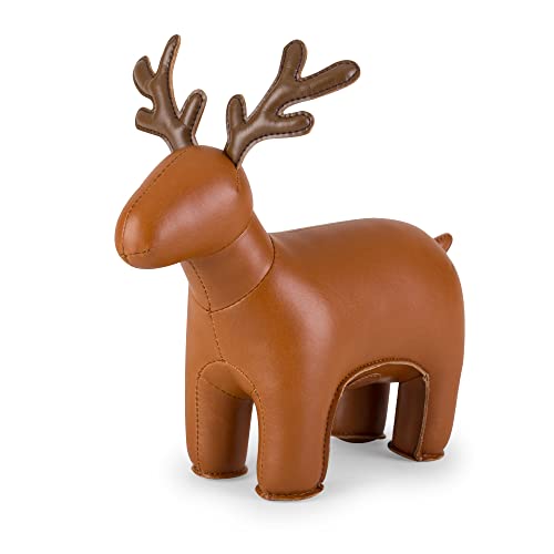 Zuny, Zuny Series Bookend Tan for Shelves, Office Decorative- Reindeer Miyo - color: Reindeer Miyo