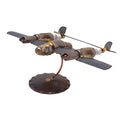 P-38 Lightning Collectible Handmade Metal Art Figurine, Desk Accessories, Trophy, Boss Gift, Home Office Décor, Aircraft - style: P-38 Lightning
