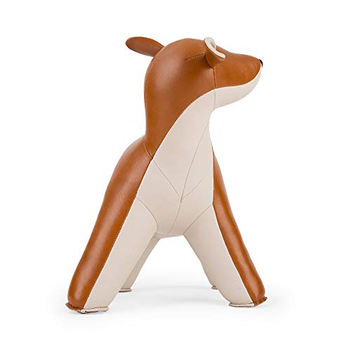 zuny, Gaze Series Bookend Tan for Shelves, Office Decorative- Deer Luke - color: Deer Luke