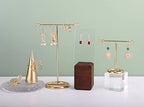 GemeShou 2pcs Gold Ring Display - Wedding Ring Holder for Nightstand, Height 2" and 3.1" - color: Gold