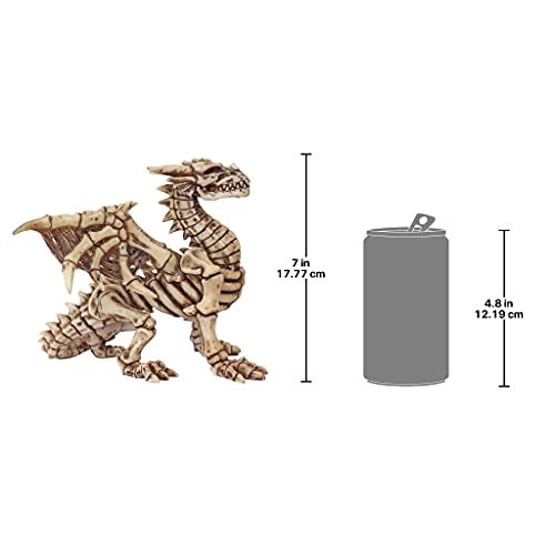 Design Toscano Corpus Crux Gothic Dragon Skeleton Statue - style: Gothic Dragon Skeleton