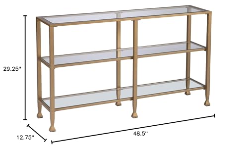 SEI Furniture Jaymes Narrow Metal Console Sofa Table, Multicolor (AMZ1775MC)