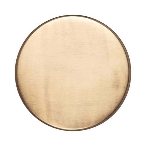 Kate and Laurel Solbrett Modern Sophisticated Metal Drink Table, 10 x 10 x 22, Antique Brass, Contemporary Mini Pedestal Table with Unique Sculptural Design for Use as Indoor Plant Stand - color: Gold