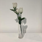 WGV Cylinder Bud Vase, Width 2", Height 8", Clear Skinny Narrow Standard Hurricane Floral Container Centerpiece for Wedding Party Event Home Office Decor, 1 Piece - size: 2"x8"H Cylinder