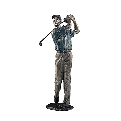 Hztyyier Luxury Character Figurine Golfer Statue Sculptures Golf Figure Ornaments for Living Room Home Decoration Accessories Modern Sport Art Decor (1)