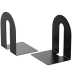 Heavy Duty 10" Bookends,Steel Black Metal Bookends (1 Pairs-2 pcs) - size: 2 pcs