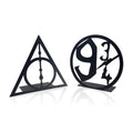 Death Decorative Bookends – Black Magic Book Stopper, Unique Gifts for Family Friends Kids, Study Room Home Office Decor