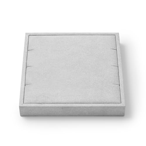 Oirlv Microfiber Jewelry Pendant Display Tray Premium Modular Jewelry Organizer Tray - style: P13509