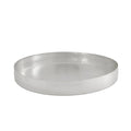Temari Hammered Silver Round Serving Tray – Elegant Metal Platter for Appetizers, Desserts, Fruit, and Entertaining