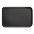 New Star Foodservice Restaurant Grade Non-Slip Tray, Plastic, Rubber Lined, Rectangular (Black, 18-Inch x 26-Inch) - color: Black, size: 18-Inch x 26-Inch