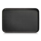 New Star Foodservice Restaurant Grade Non-Slip Tray, Plastic, Rubber Lined, Rectangular (Black, 18-Inch x 26-Inch) - color: Black, size: 18-Inch x 26-Inch