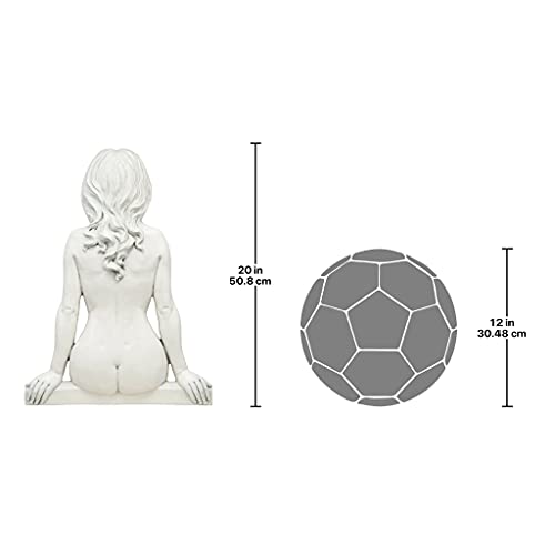 Design Toscano Out on a Ledge Wall Sculpture in Stone - style: Out on a Ledge