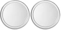 American Metalcraft HATP6 Wide Rim Pan, Heavy Weight, 14 Gauge Thickness, Aluminum, 6" Dia. (Pack of 2) - size: 6 inches (Pack of 2)