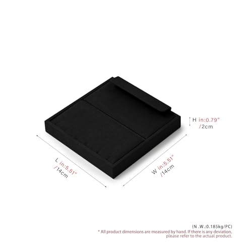 Oirlv Microfiber Jewelry Display Storage Tray Modular Jewelry Display Tray - style: P13707