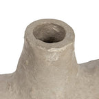 Bloomingville Grey Paper Mache Vase - color: Gray