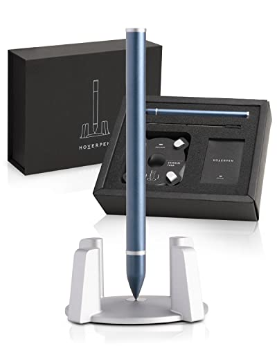 novium Hoverpen - Luxury Pen for Men & Women, Vertically Standing Executive Ballpoint Pen with Top Grade Free-Flowing Ink Refill, Metal Made, Unique Gifts, Luxury Pen for Men, Mens Gifts Ideas - color: Midnight Blue