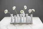 Bloomingville Stoneware Multi Vase with 8 Sections, White
