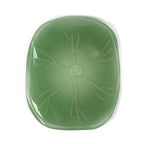 Justinstones Carved Rose Quartz Gemstone Lotus Flower Green Aventurine Lotus Leaf Home Office Decor - color: Flower and Leaf