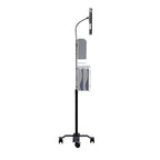 Gooseneck Floor Stand – CTA Compact, Height-Adjustable Sanitizing Station w/Automatic Soap Dispenser and Holder for iPad 7th/ 8th/ 9th Gen 10.2”, Surface Pro 4, and Other 7-13” Tablets (PAD-CGSST) - style: Soap Dispenser