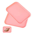 Pink Plastic Serving Platters and Trays,Serving Dishes for Entertaining,Rectangular Platters for Serving Food, Appetizer Serving Trays for Snacks,Charcuterie,Chips,Candy,Fruit,Sushi - color: Tray-s-2pack-pink
