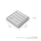 Oirlv Microfiber Velvet Ring Display Stand Small Ring Tray Modular Jewelry Storage & Display Tray - style: P13513
