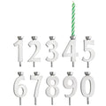Reed and Barton 3224 Let's Celebrate 10-Piece Candleholder Set - style: Candle Holders